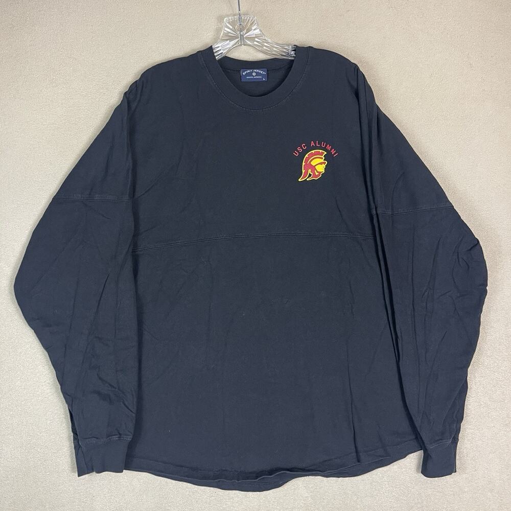 USC Trojans Unisex L Black Alumni 2020 Spirit Jersey Pullover Sweatshirt‎